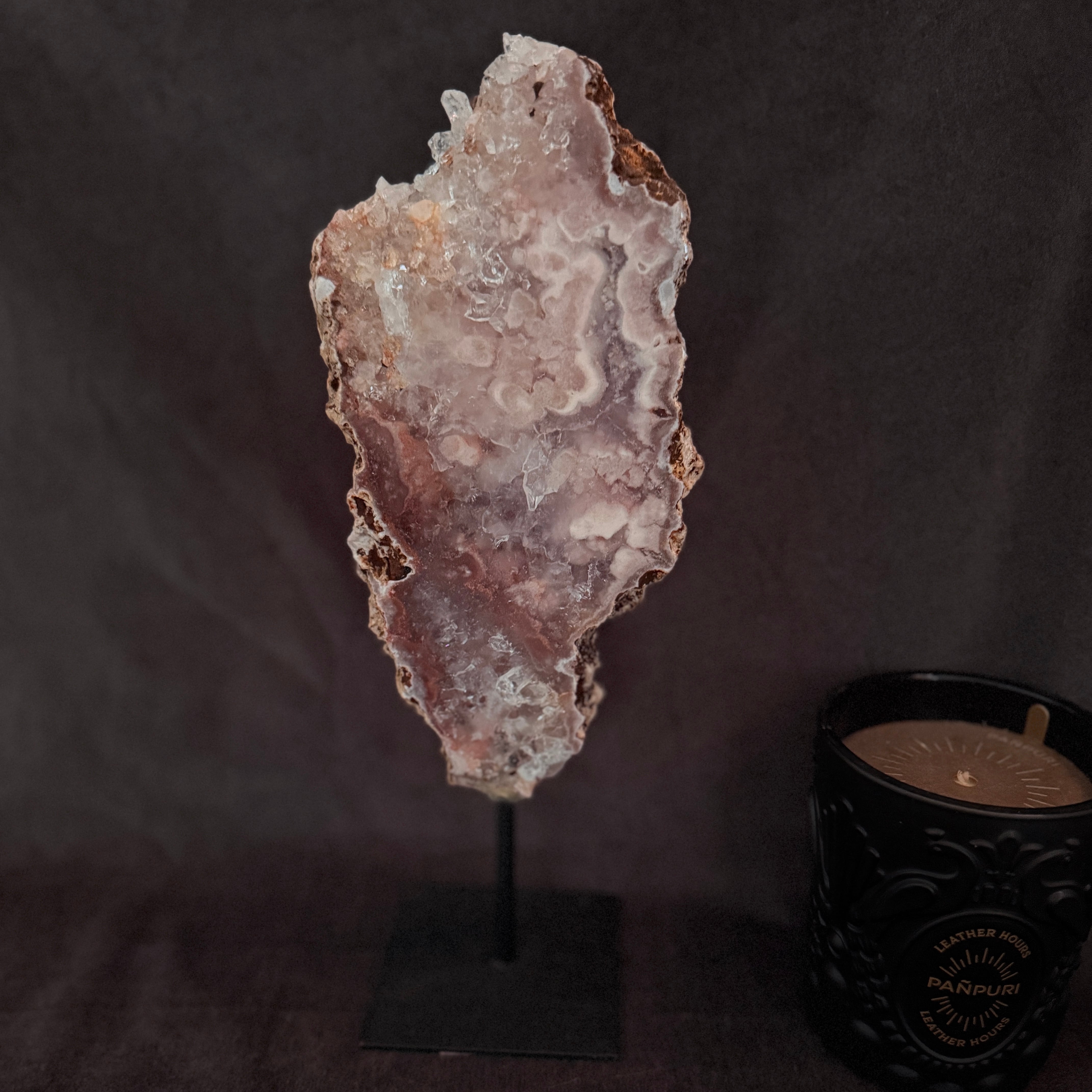 ブラジル産 【ロッククリスタル】 ヴォーゲルワンド ＆ 専用スタンド