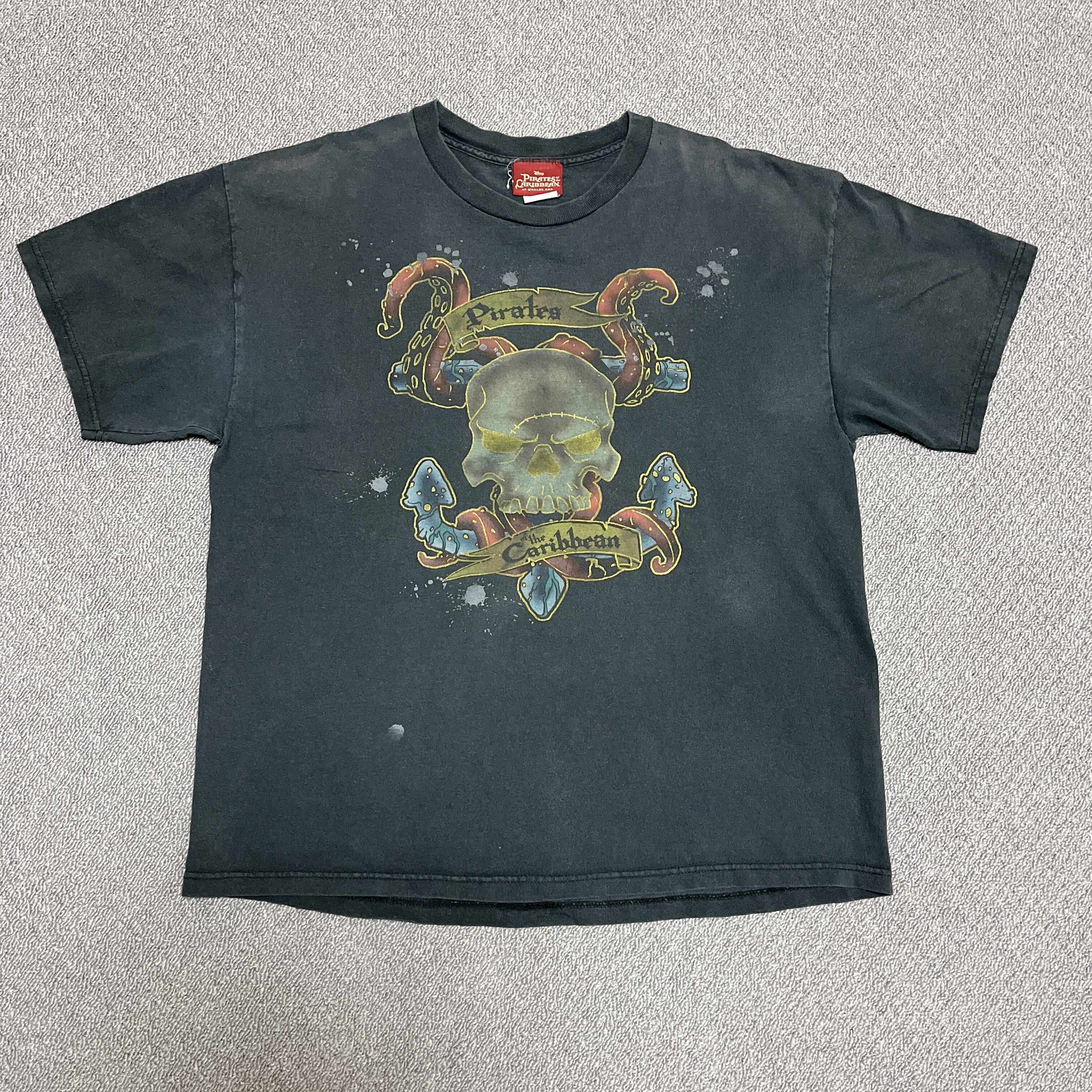 disney タワーオブテラー 骸骨 ヴィンテージTシャツ USA製 | Black