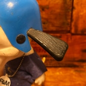 ロイデスドッグ・ノベルティバンク フットボール ドッグ ソフビ　貯金箱 コインバンク　D-340