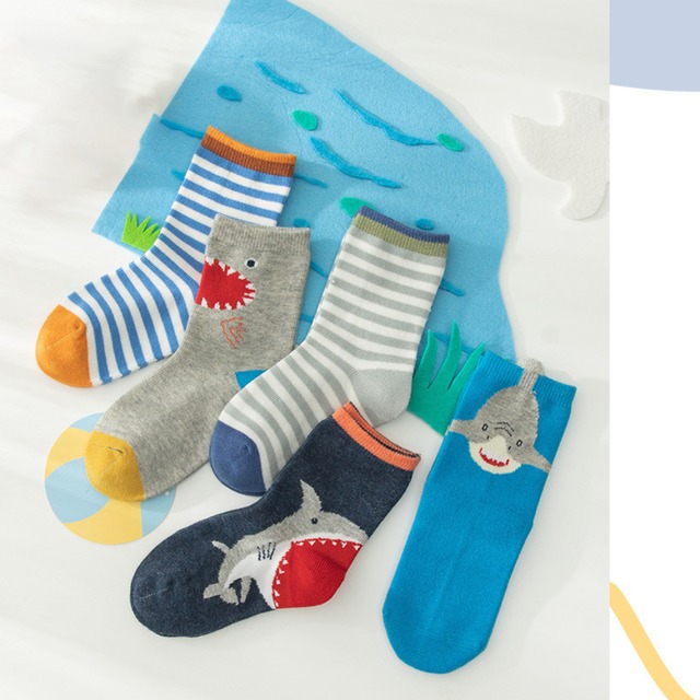 【即納】迫力満点!サメソックス 5足セット