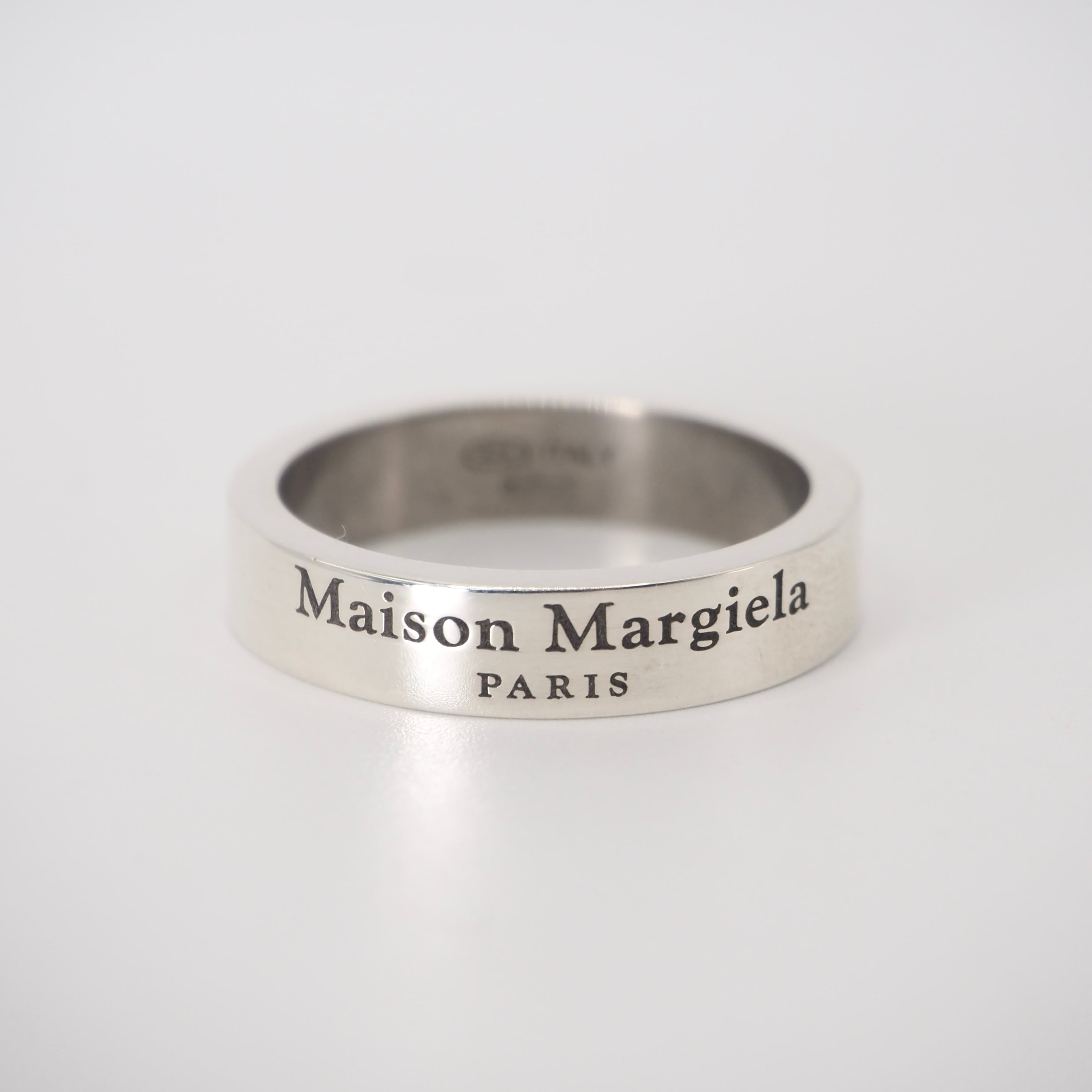 Maison Margiela 約21号 ロゴリング シルバー925 メゾンマルジェラ