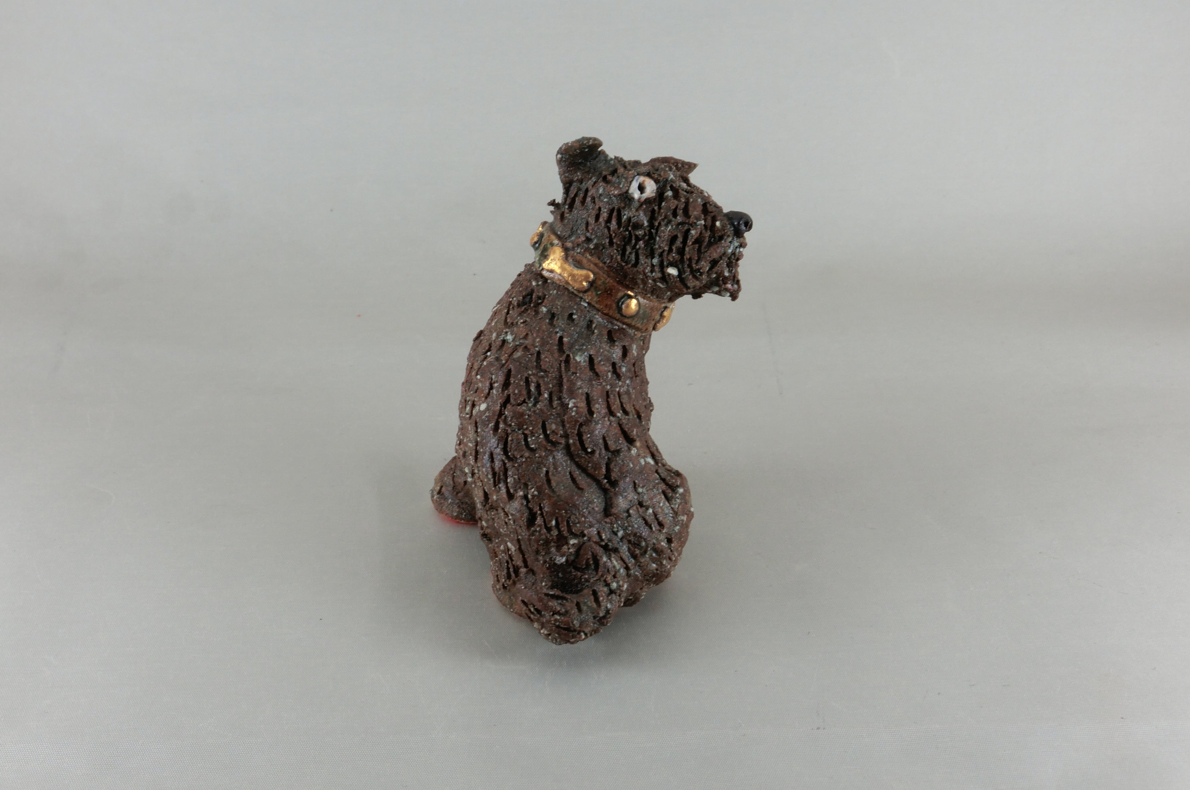 幸生窯　前川幸市作（犬）ケリーブルテリア