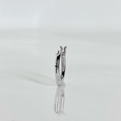CROSS THIN HOOP / クロスシンフープピアス
