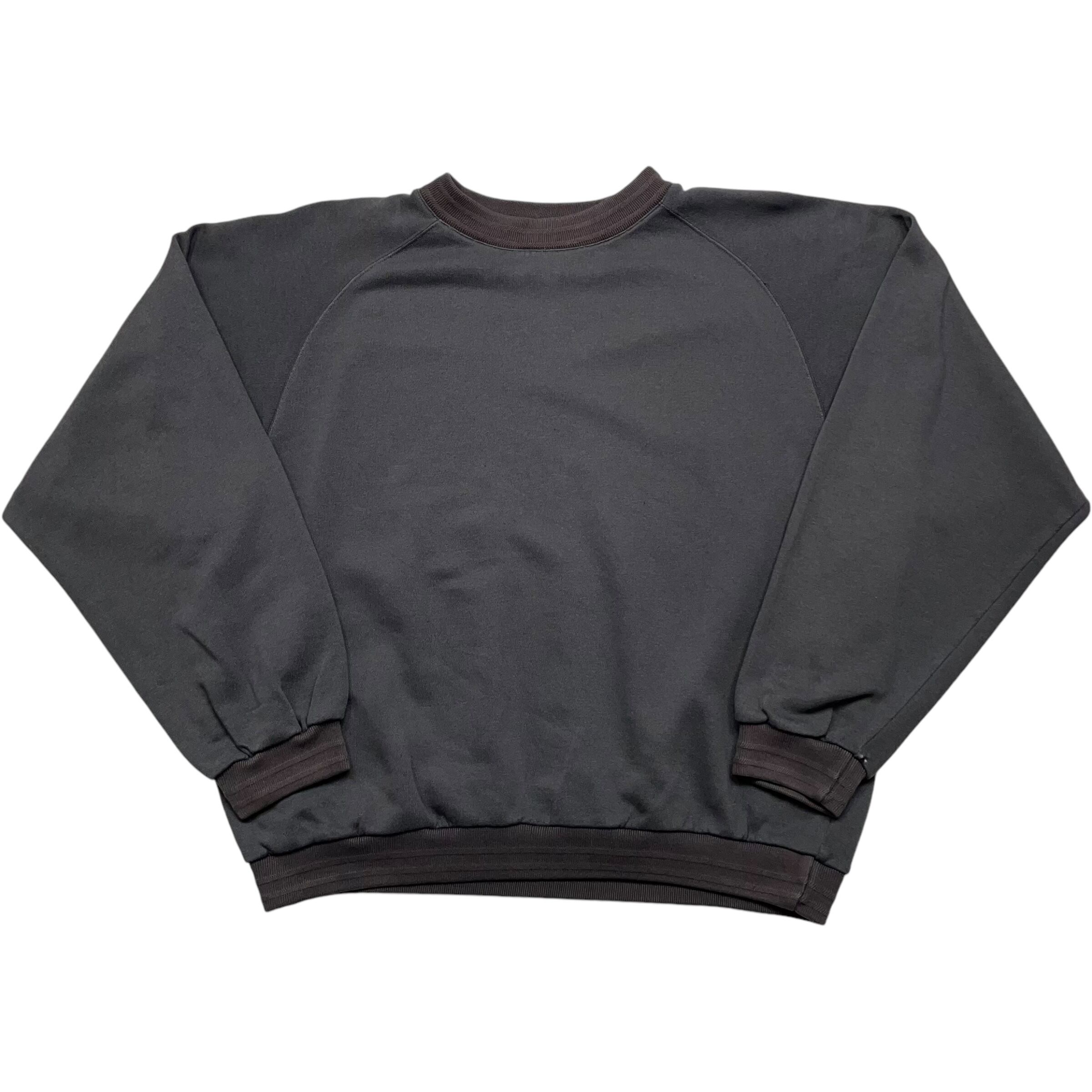 《M》 NIKE ナイキ スウェットラグラン 無地 グレー 90年代 vintage no.4561