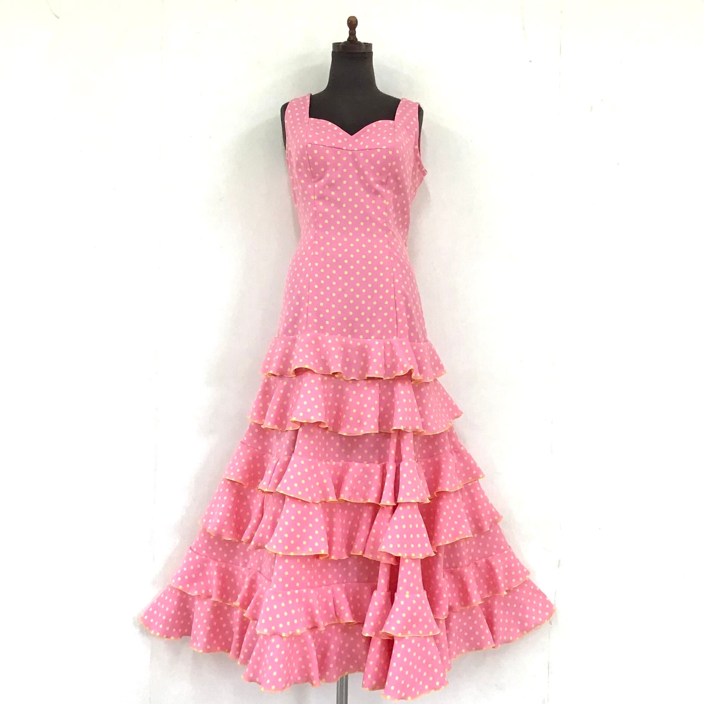 フラメンコ衣装　ワンピース 楽天市場】新ブランドnajanaja フラメンコ衣装 ワンピース 紫花