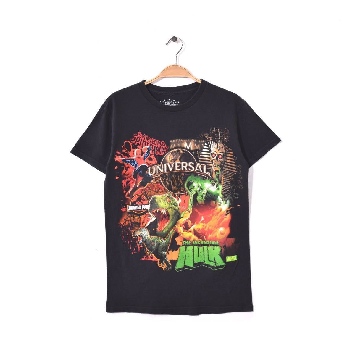 Kフォローで割引多数出品中ジュラシックパーク　USJ ヴィンテージ　ムービー　Tシャツ　L  美品