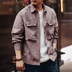 Button-Down Long Sleeve Shirt Regular Collar ◇3color H0748