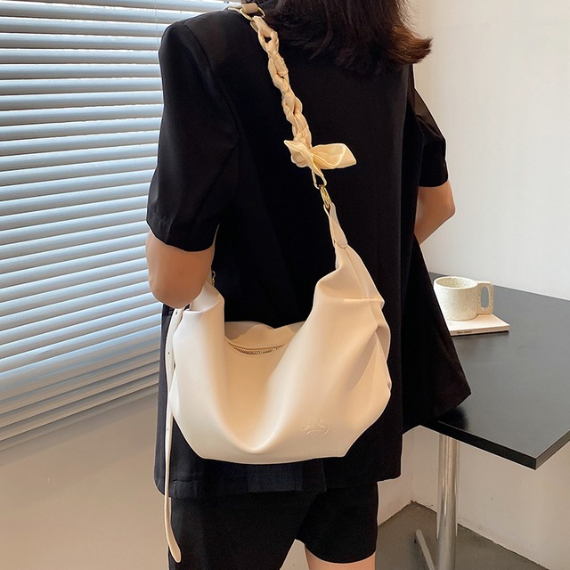 サマースカーフ ショルダーバッグレッド 夏物 クロスボディ シルク Tiancai_Wing_Bag63117929640