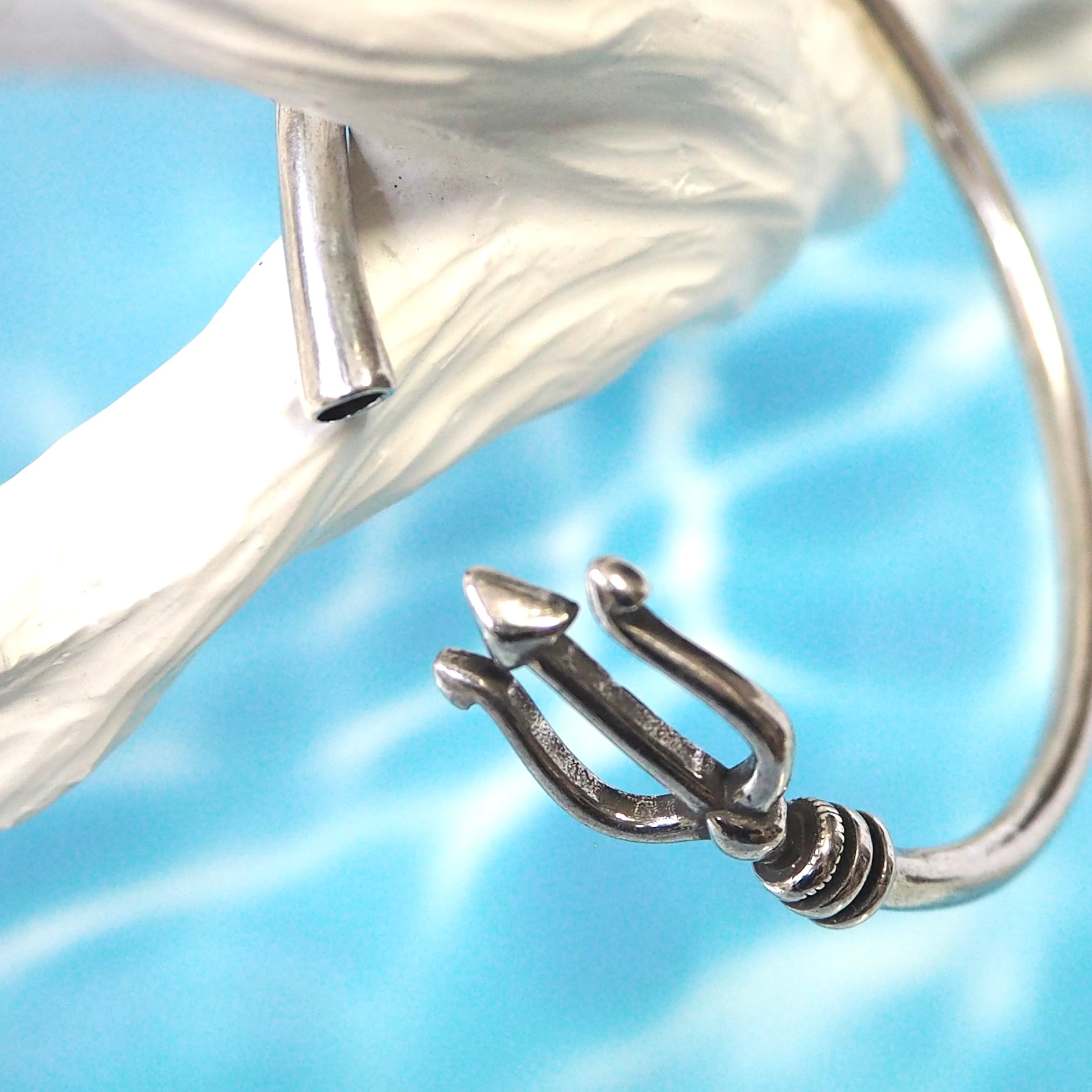 Poseidon's Trident bangle✴︎ 海の神ポセイドンの三叉の矛 Poseidon's Trident bangle✴︎ 海の神ポセイドンの三叉の矛