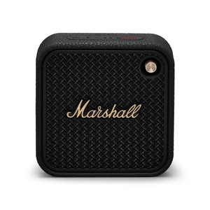 【在庫処分】Marshall ワイヤレスポータブル防水スピーカー Willen II ブラック&ブラス 連続再生17時間/IP67防水仕様/超小型/急速充電