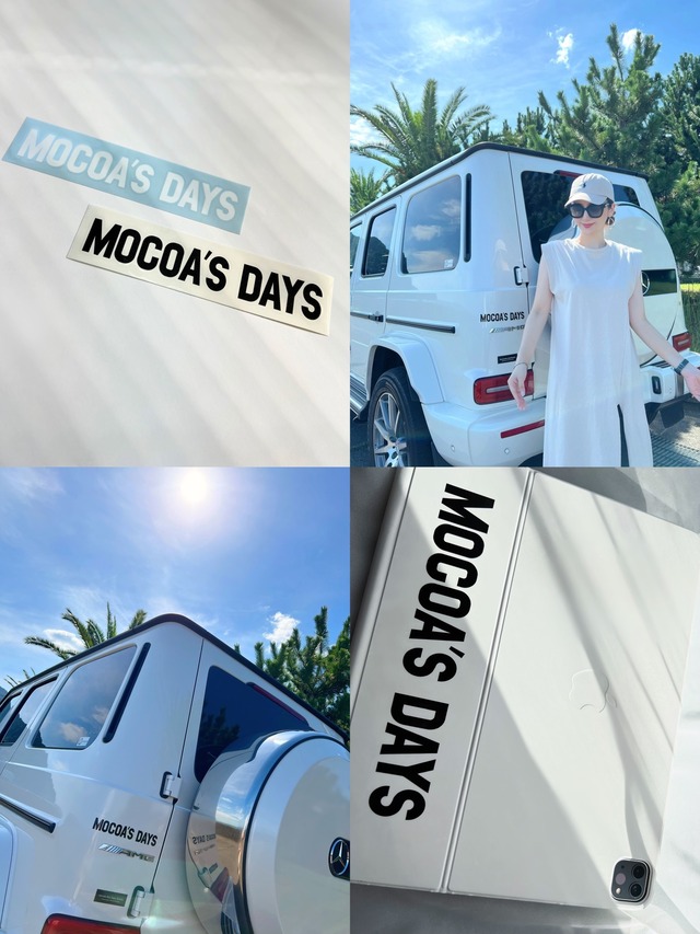 MOCOA'S DAYS ステッカー　大 ￥2,000+tax