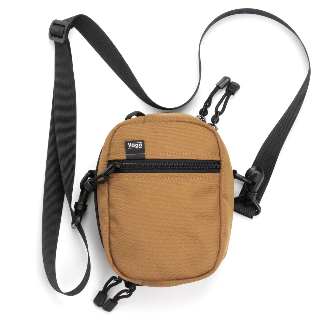 【VAGA】double pouch/camel