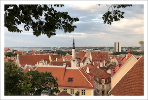 世界遺産Tallinn（タリン）の町並み｜エストニアの風景ポストカード