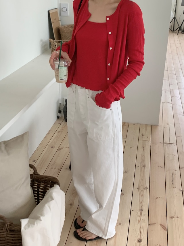 (予約) taffeta / Fleur cardigan 3color
