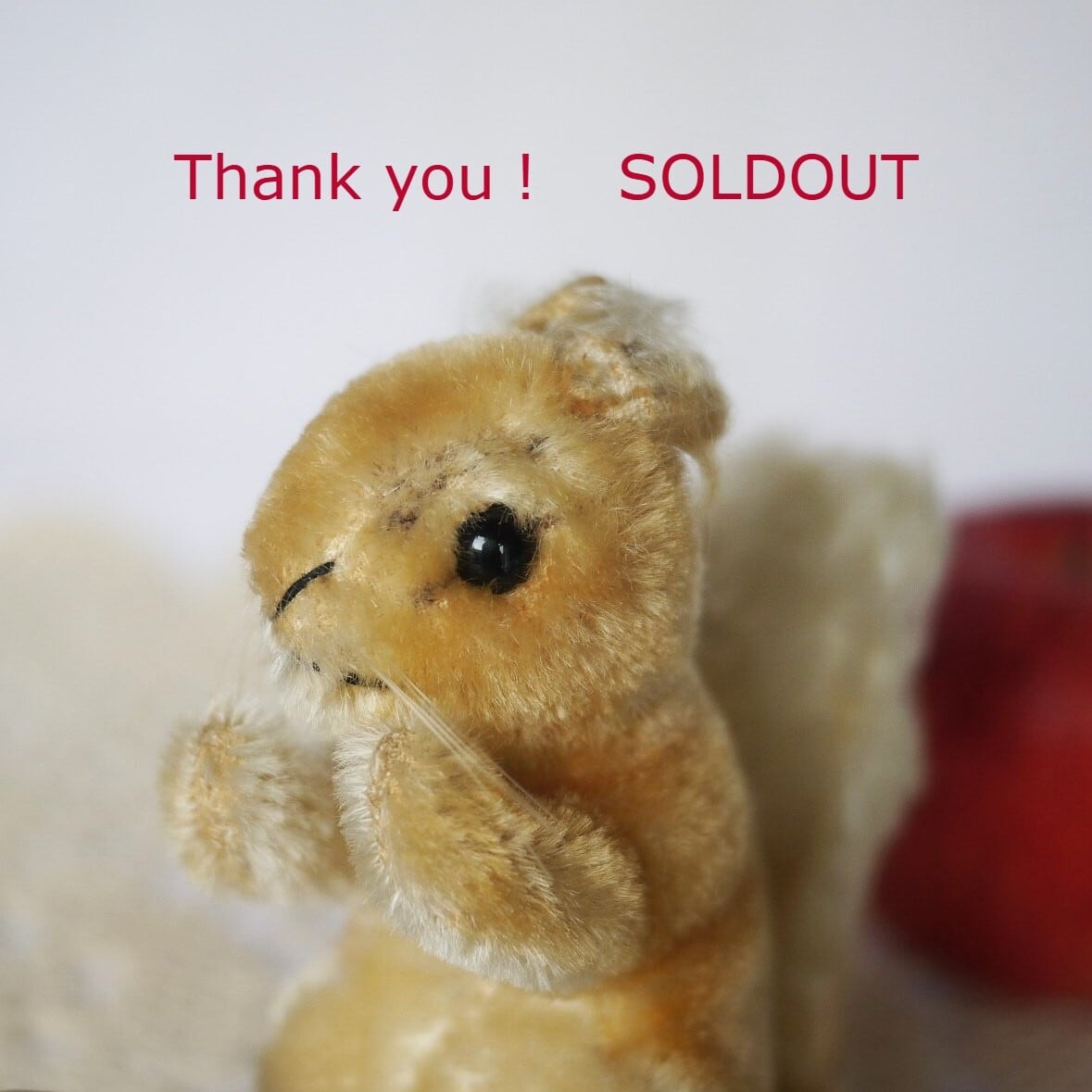 【SOLDOUT】ベルリンベア ミニベア ミニテディベア ピーナツベア 小さなくまのぬいぐるみ