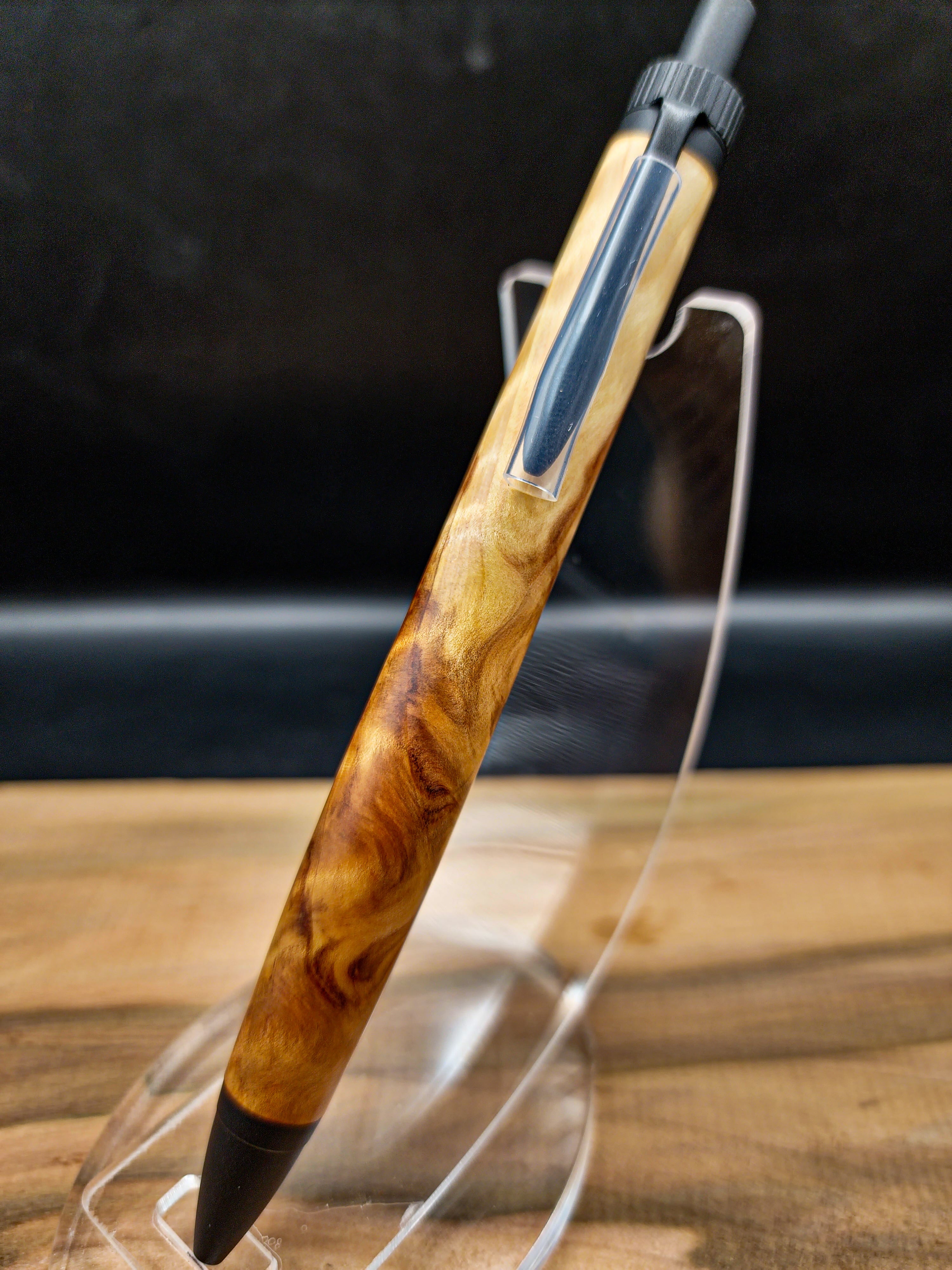 ⑤☆刃物仕上げ(削りっぱなし)☆ 【軸のみ】 黒柿 KATO201/202 | sokoharo