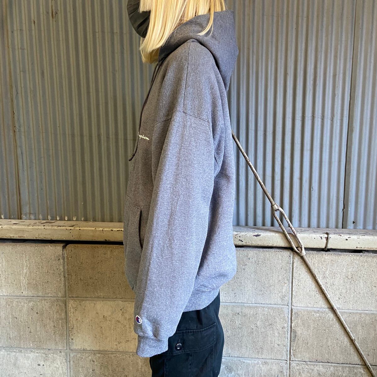 00年代 Champion チャンピオン ワンポイントロゴ プリント スウェット