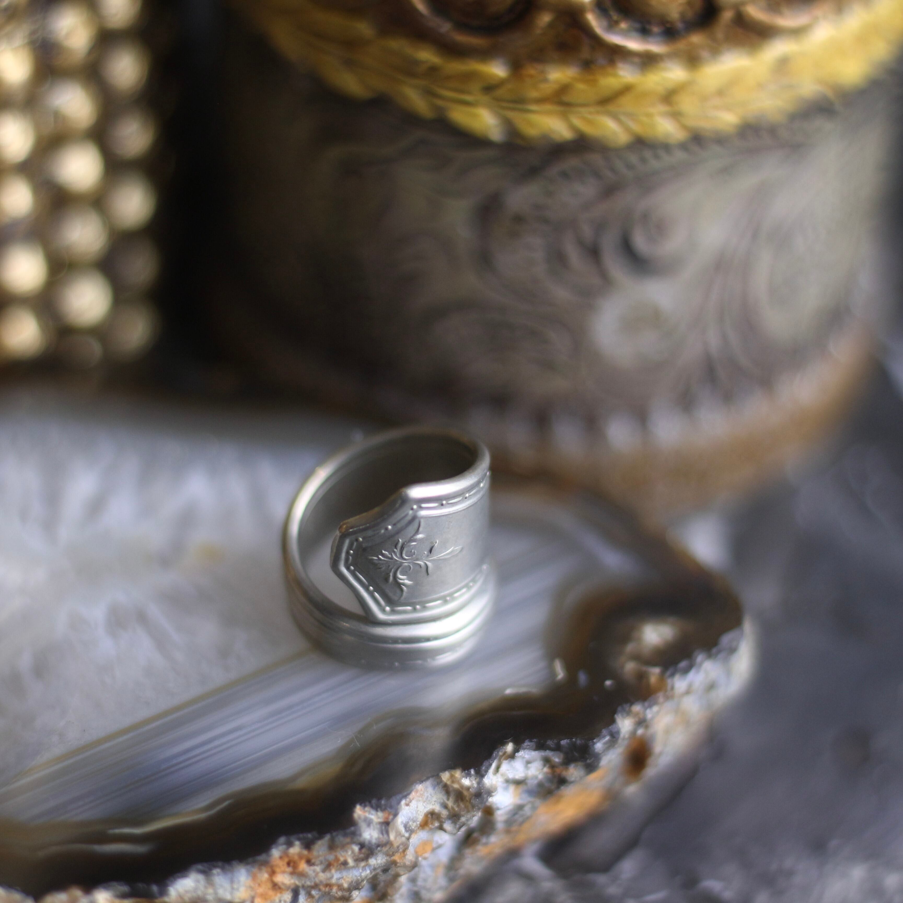 アメリカンヴィンテージ　カトラリー　アクセサリー　シルバー　リング THEFT セフト アンティークスプーン リング 指輪 9～19号