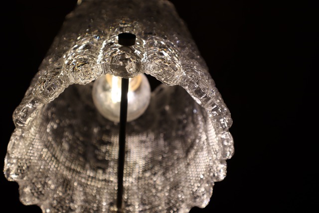 Carl Fagerlund「Orrefors Glass haging lamp」