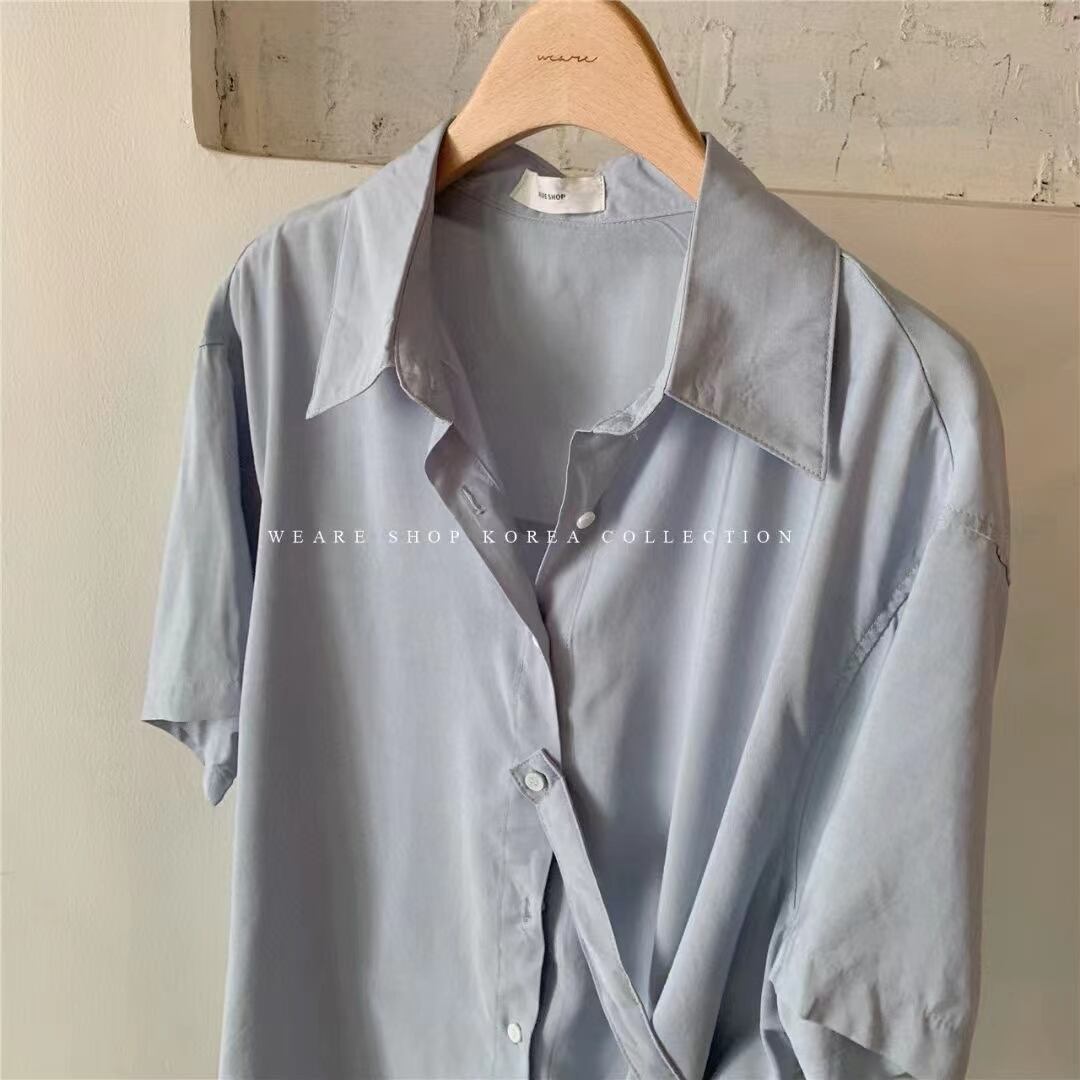 カシュクール半袖ブラウス AJ2205-683