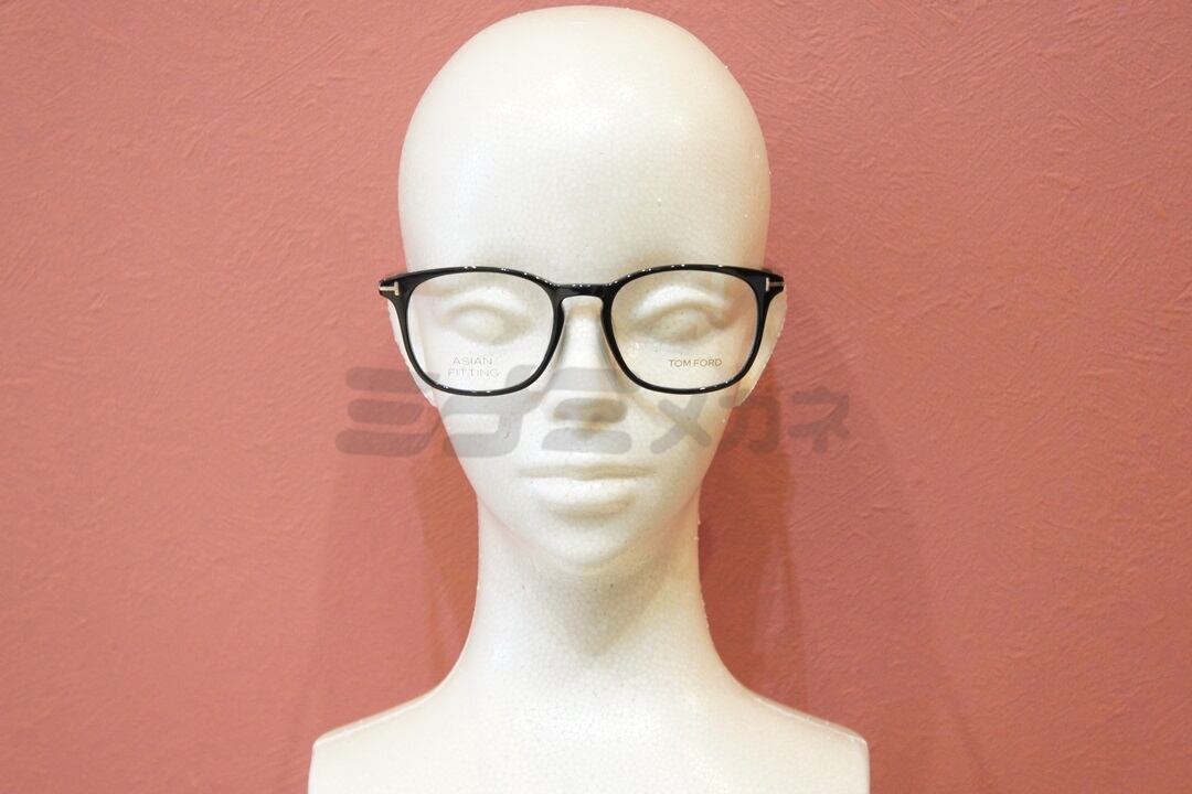 TOM FORD メガネ TF5505-F ウェリントン セルフレーム メンズ