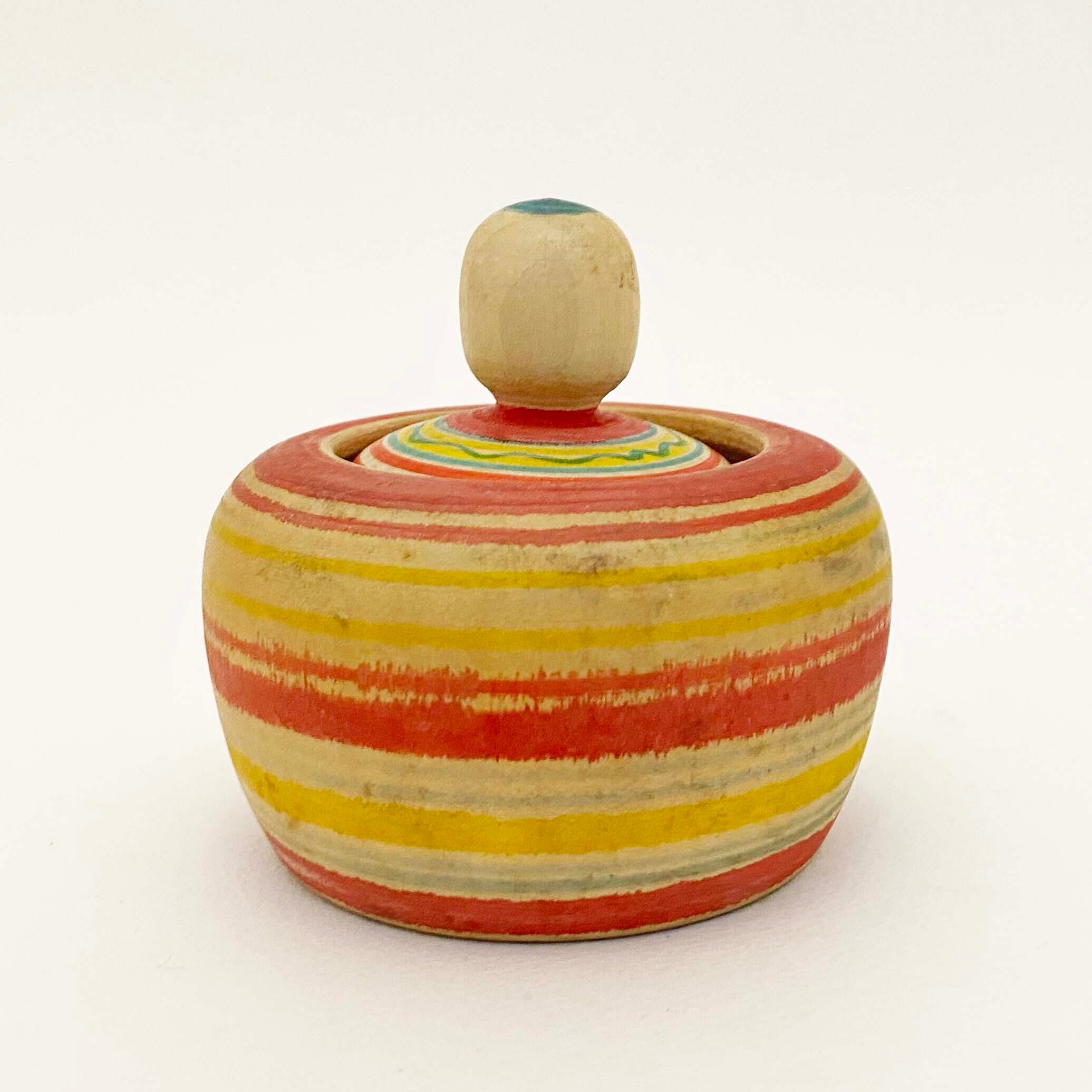 ヴィンテージ独楽入りえじこ （肘折系 / 小林善作工人）