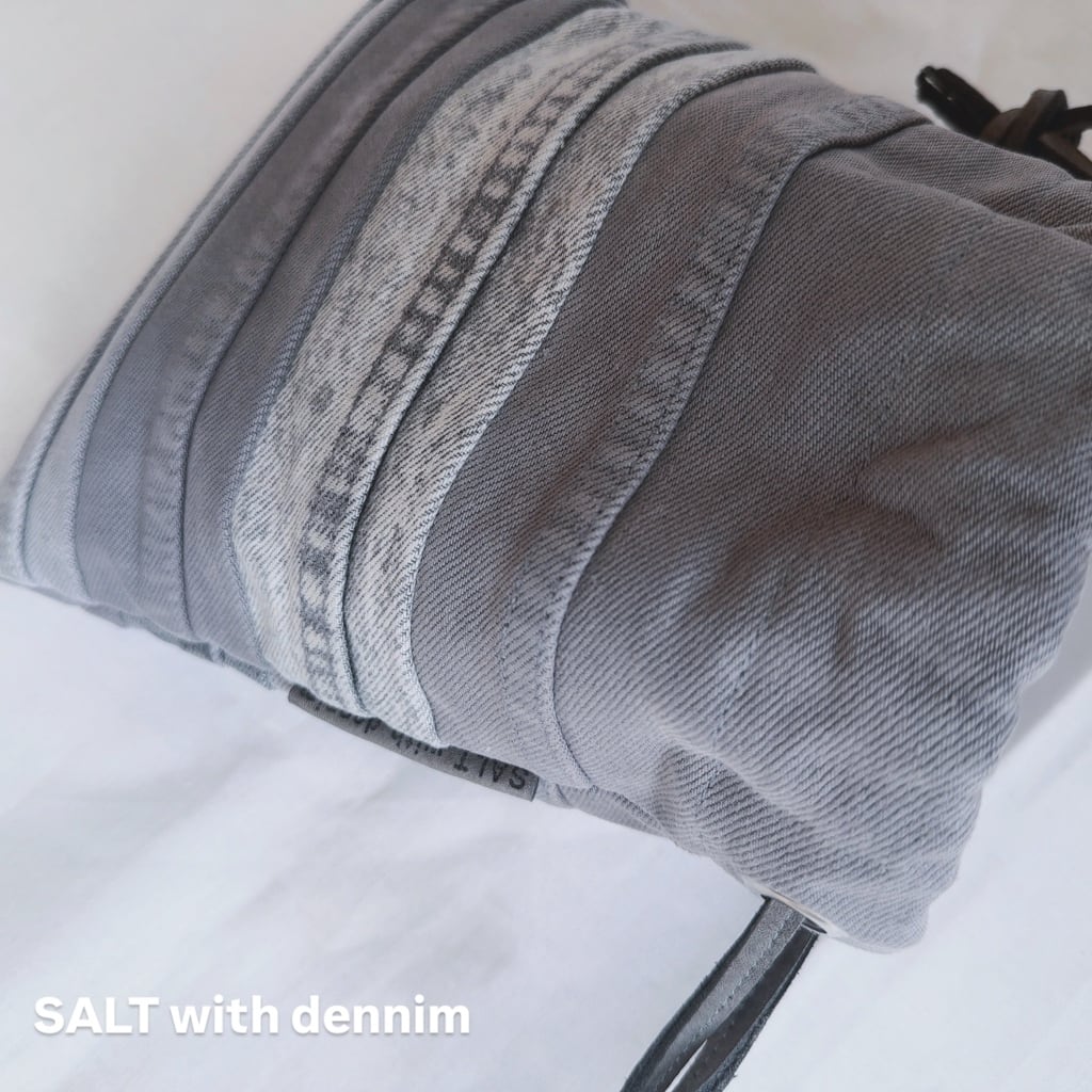 ボーダー巾着mini No.6696