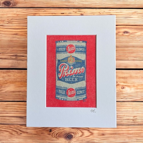8×10 Primo Island Lager Red vers Giclee ハワイ アート / Solario