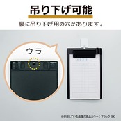 セキセイ クリップボード A6-E ブラック SSS-2058P-60