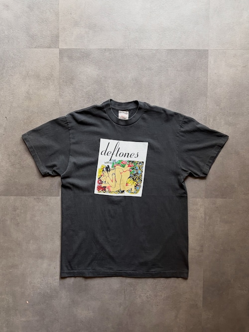 deftones TOUR U.S. 98 デフトーンズ Tシャツ L ブラック フェード ONEITA