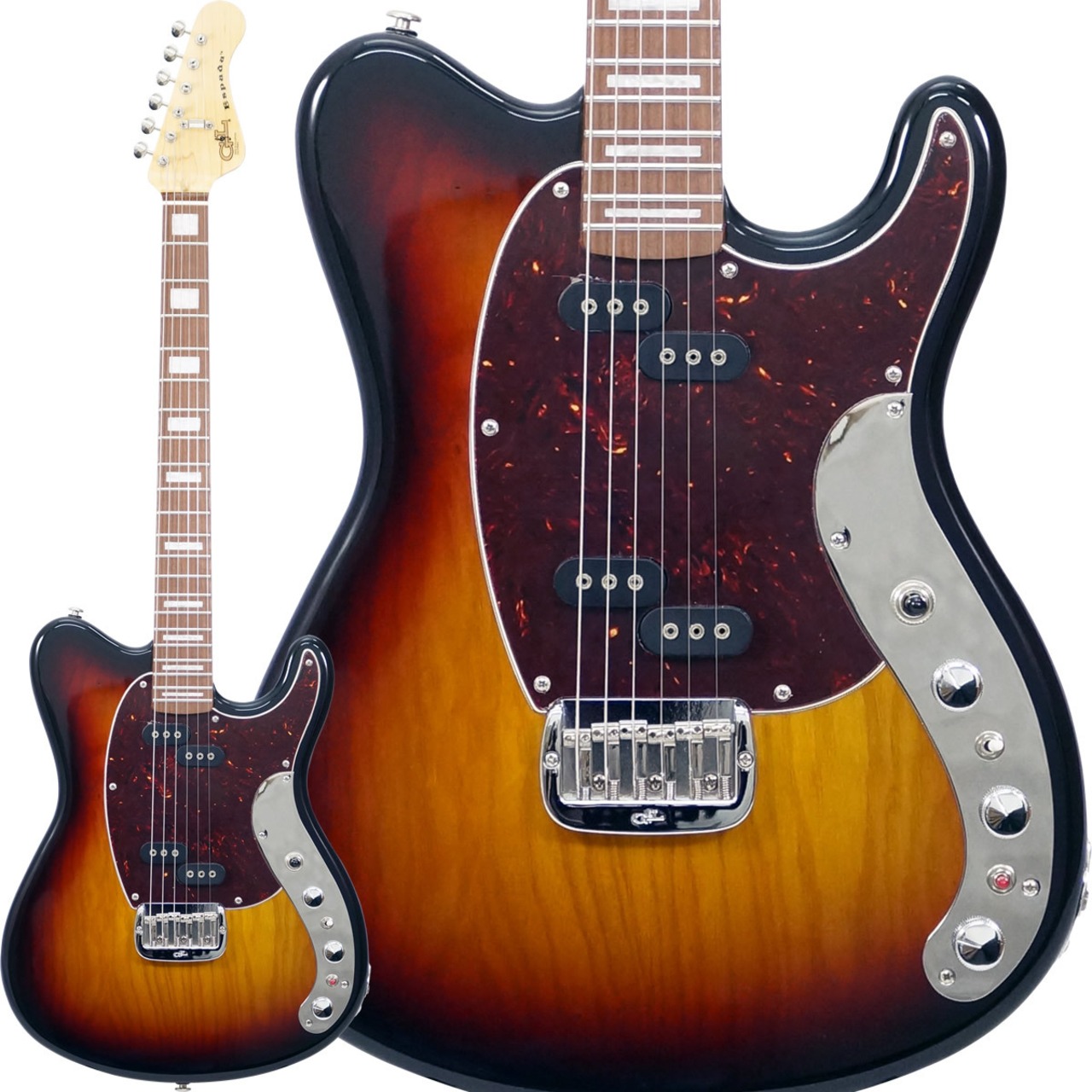 G&L CLF Research ESPADA (3-Tone Sunburst/Caribbean Rosewood) [アウトレットSALE特価]
