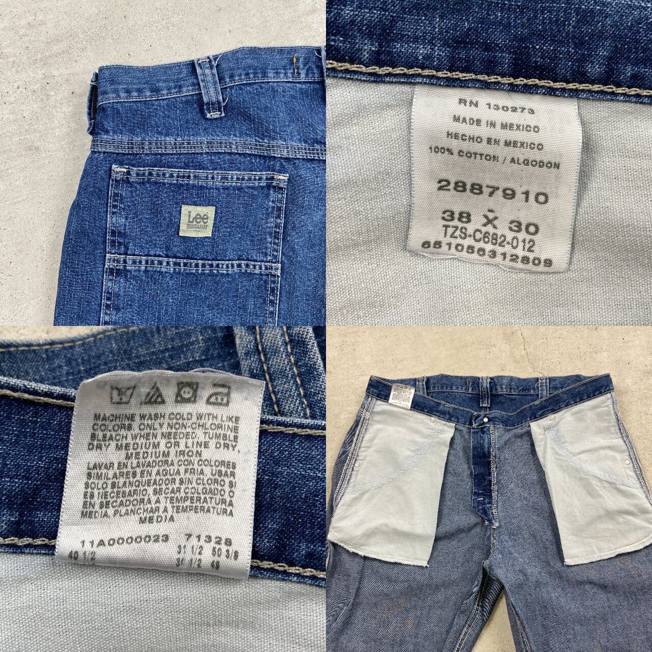 Lee DUNGAREES リー デニムペインターパンツ メンズW38 古着 ワーク