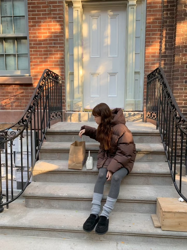 (予約) LIFFEY / Tone hood duck down padding 3color