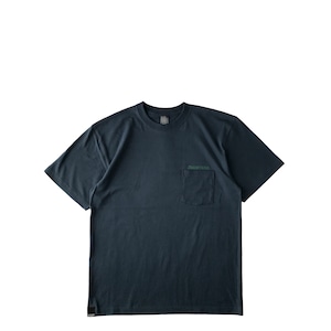 Mountains  Signboard One poket Tshirt / Green navy