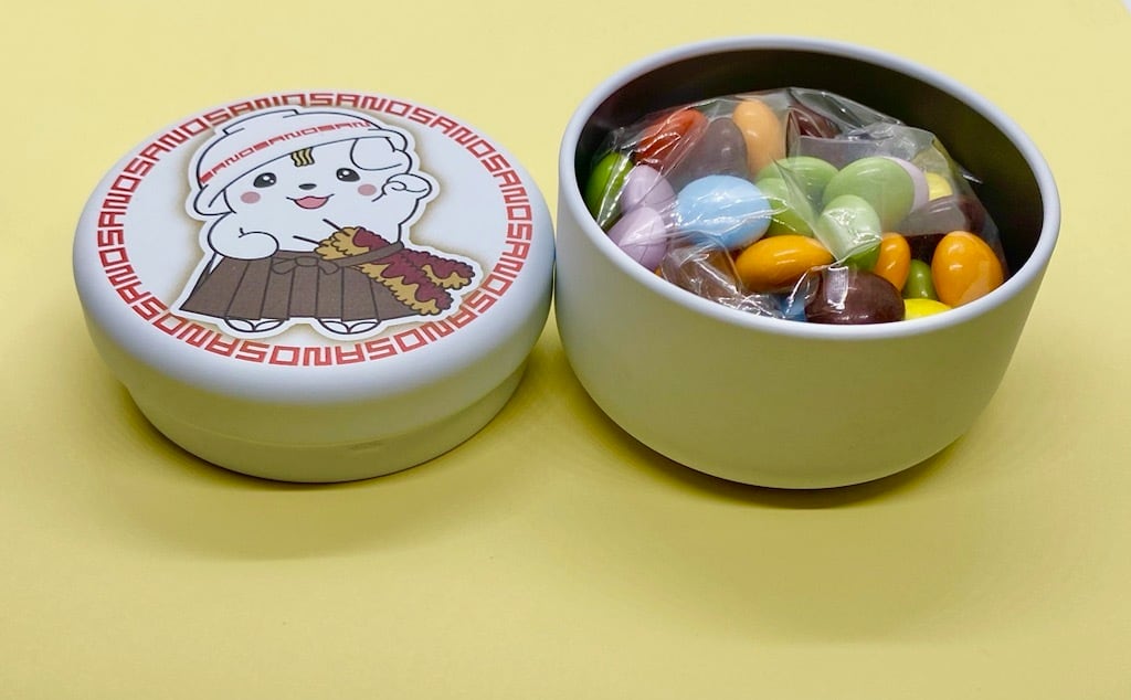 さのまるみーっけ カラフルチョコ缶 | オンラインショップさのまるの家