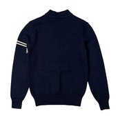 LACOSTE ラコステ レタード ワッペン Vネック ウールニットセーター 3 /ネイビー/ファブリカ