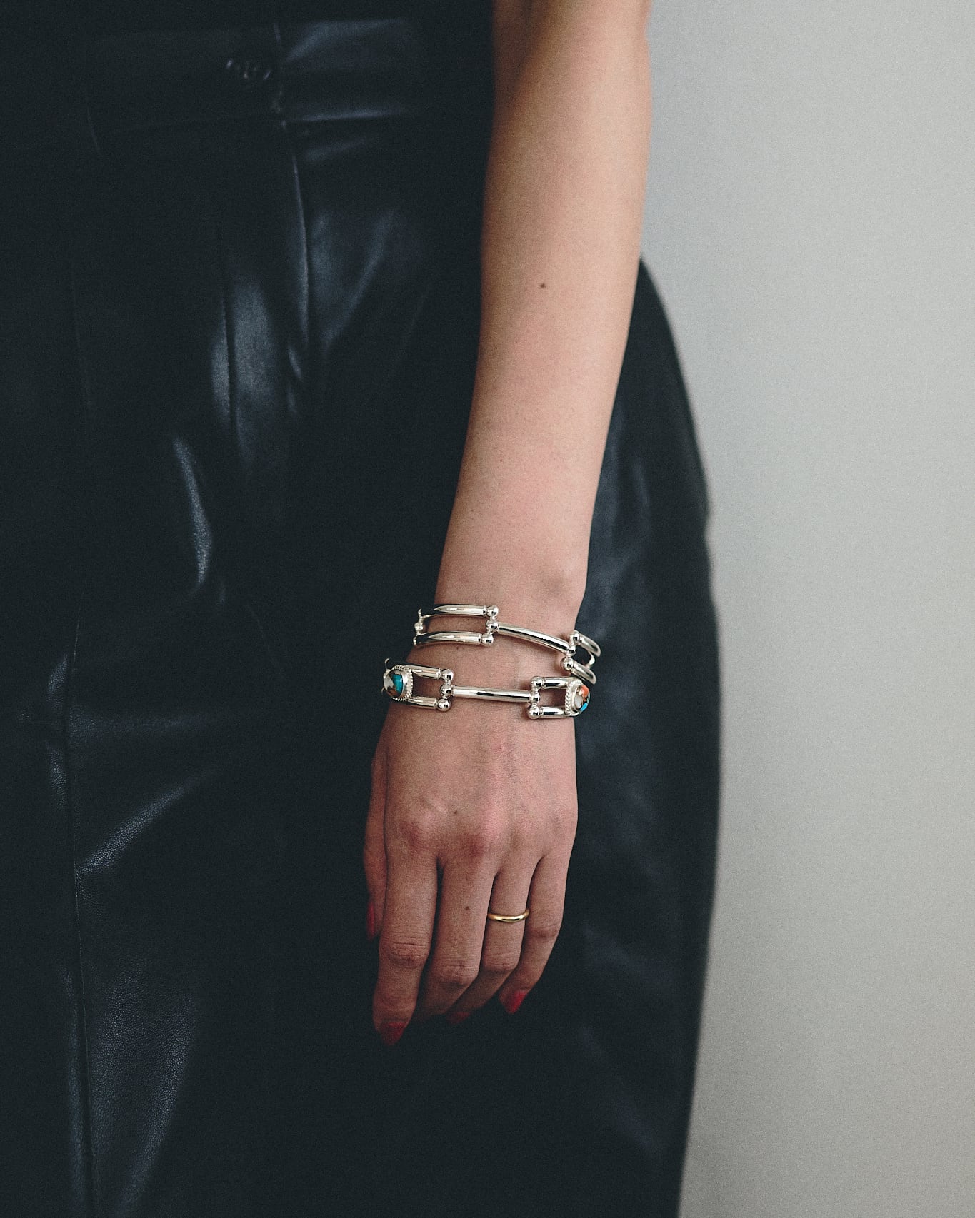 握力強化　RB製 シークレットウエポンSW BN-093 Breastplate Bangle | WAKAN SILVER SMITH online store