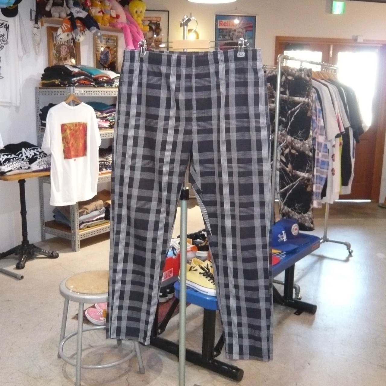 00s STUSSY イージーパンツ チェック柄