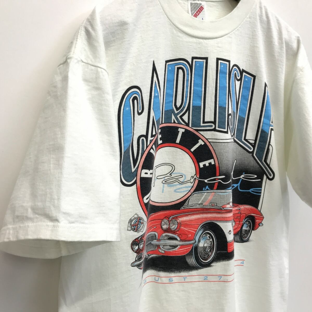 ジャージーズ 90年代 USA製 CARLISLE CORVETTE イベントＴシャツ 半袖