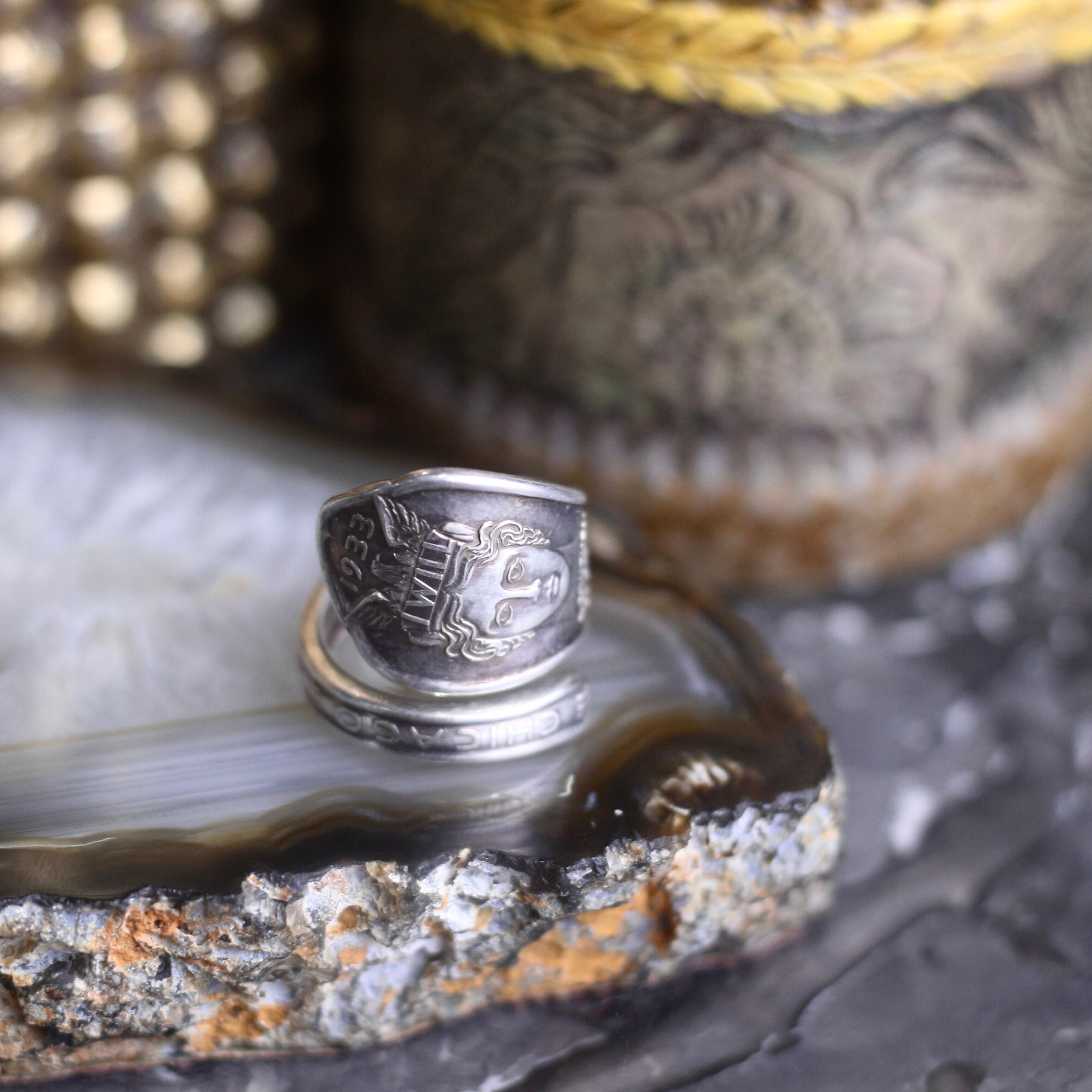 アメリカンヴィンテージ　カトラリー　アクセサリー　シルバー　リング 19th CENTURY〜THE EARLY 20th CENTURY USA VINTAGE SILVER CUTLERY