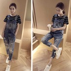 レディース服 ボーダーTシャツ トップス カットソー 春 夏 女性 半袖 ブラック ホワイト 黒 白 クルーネック モノトーン シンプル 定番 普段着 部屋着 ルームウェア オトナ 大人 大きいサイズ M L XL XXL cw-a-4748