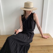 Flammé Pintuck Frill Blouse F0654