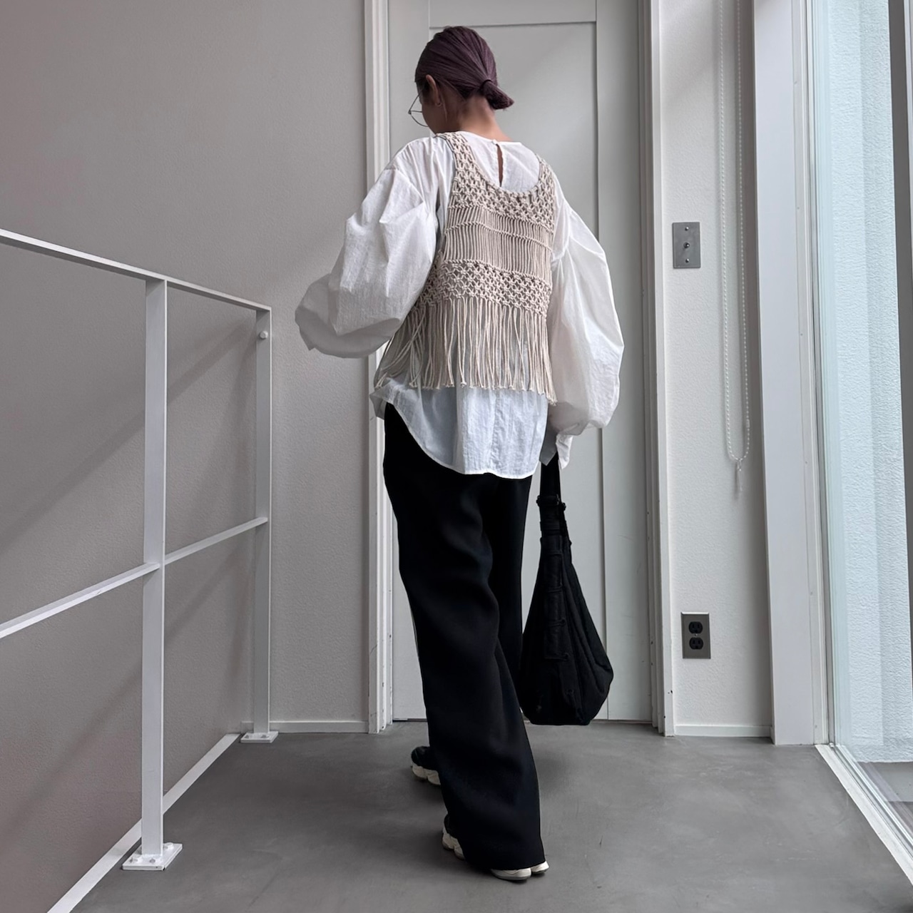 【受注予約:3月上旬入荷予定】サイドラインストレートイージーPT/ブラック