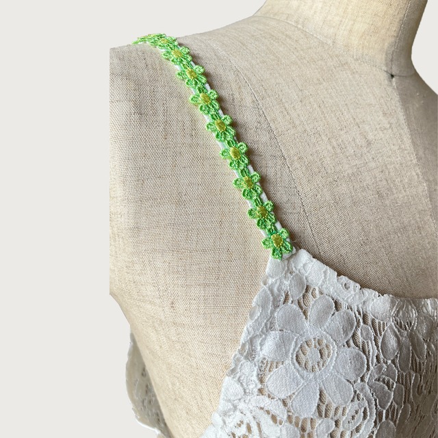 総レース デザイン キャミベスト｜ネイビー｜画像13