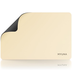【新着特価】MYUNA バスマット 珪藻土 ソフトタイプ 40x60cm 洗濯不要 バスルーム 足拭き吸水 速乾 収納簡単 滑り止め バスルーム 脱衣所 洗面所 (アイボリー)