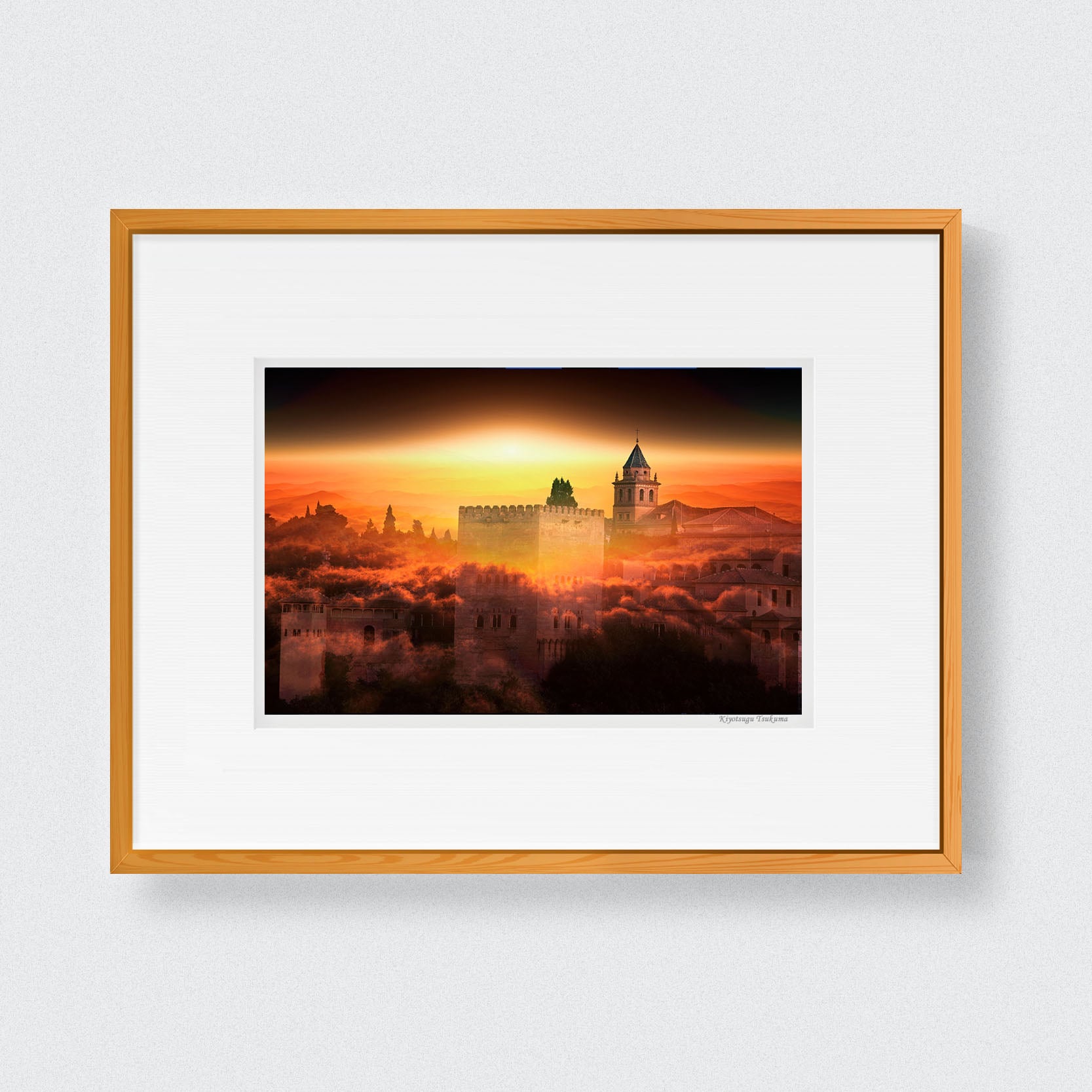 シエスタの夢 #003 la Alhambra ■額縁サイズ(太子)378㎜×288㎜