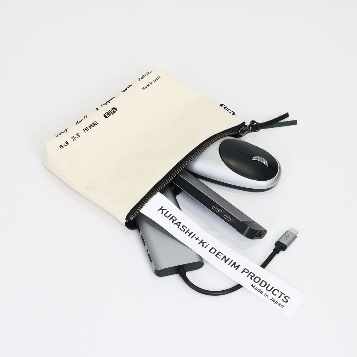 KURASHI+KI Pouch Kinari（ポーチ・キナリ） | EDGE OF LINE｜ONLINE STORE