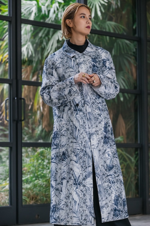 24SS Botanical lace spring coat