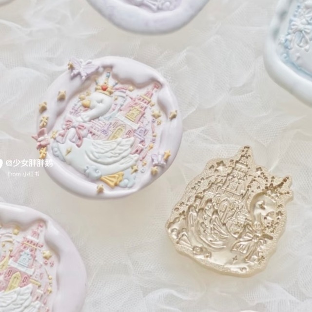 【稀少】Wax Seal Stamp│1点のみ入荷_Romantic swan