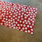 TENUGUI VERSION 伝統工芸 手ぬぐい桜吹雪 sakura RED BROWN